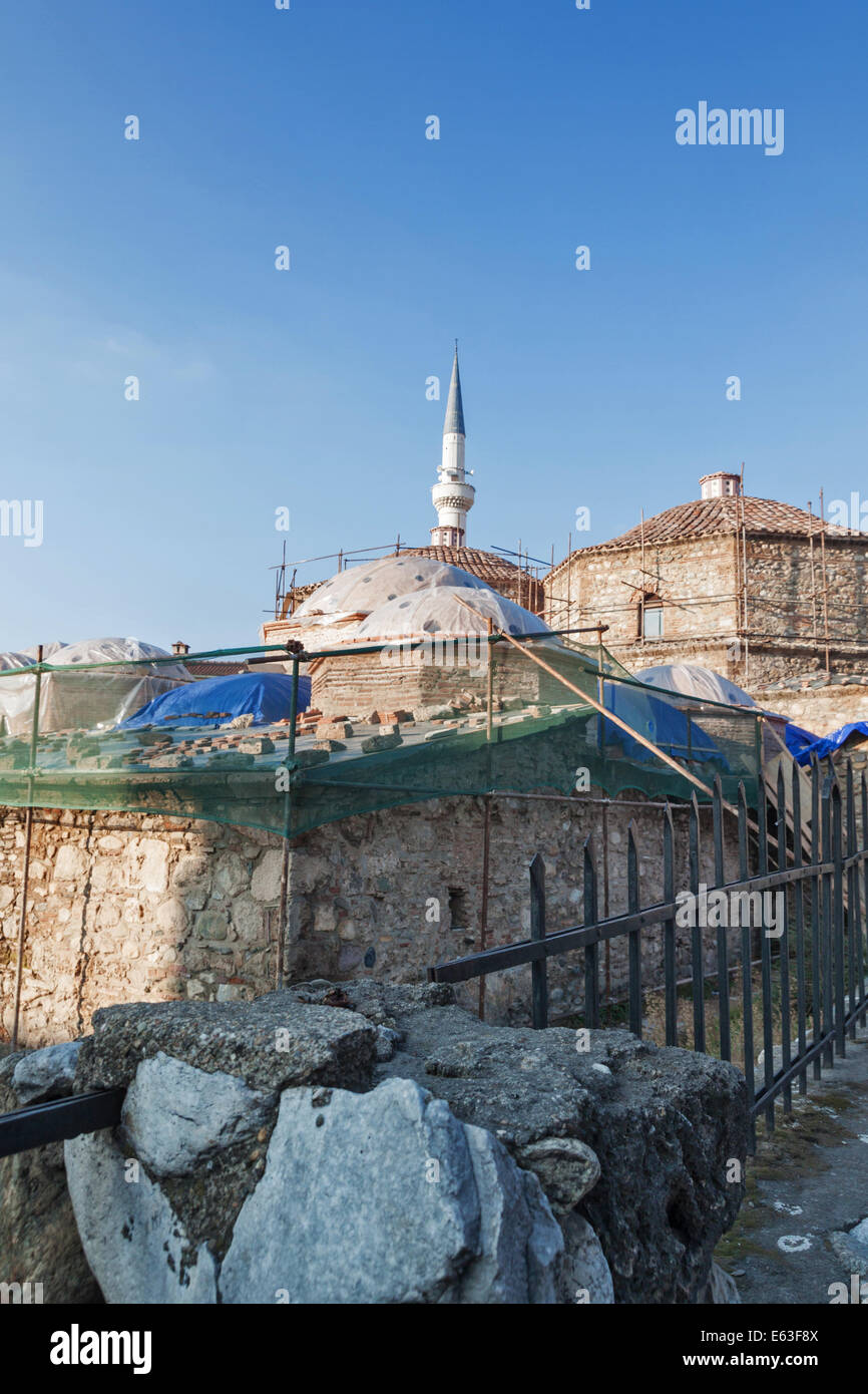 Restauration de l'édifice historique de l'ottoman Mehmet Pacha Gazi Hammam à Prizren Banque D'Images