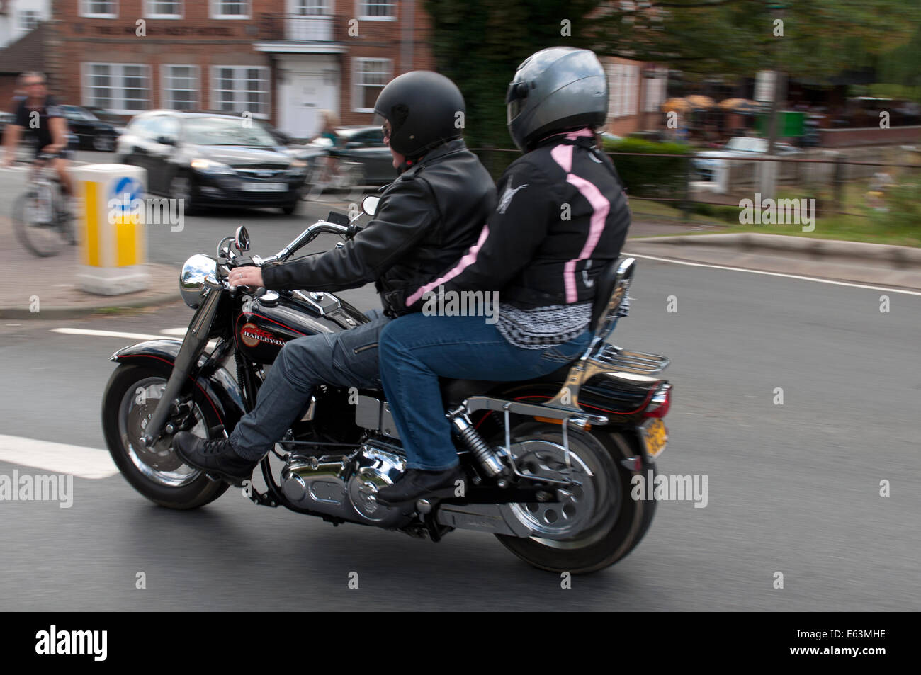 Moto Harley-Davidson, Stratford-upon-Avon, Royaume-Uni Banque D'Images