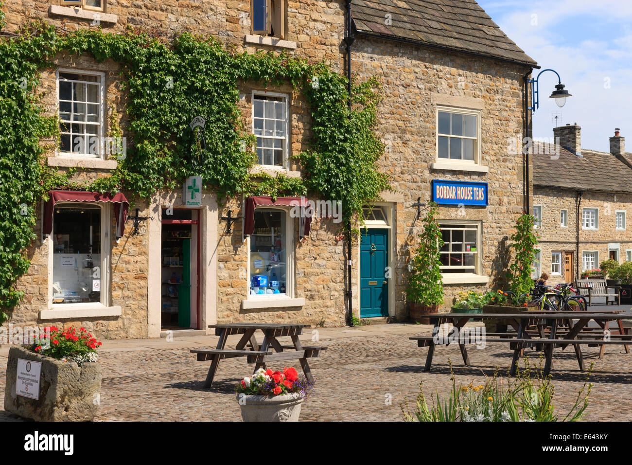 Market Place Harrogate North Yorkshire Angleterre Masham Banque D'Images