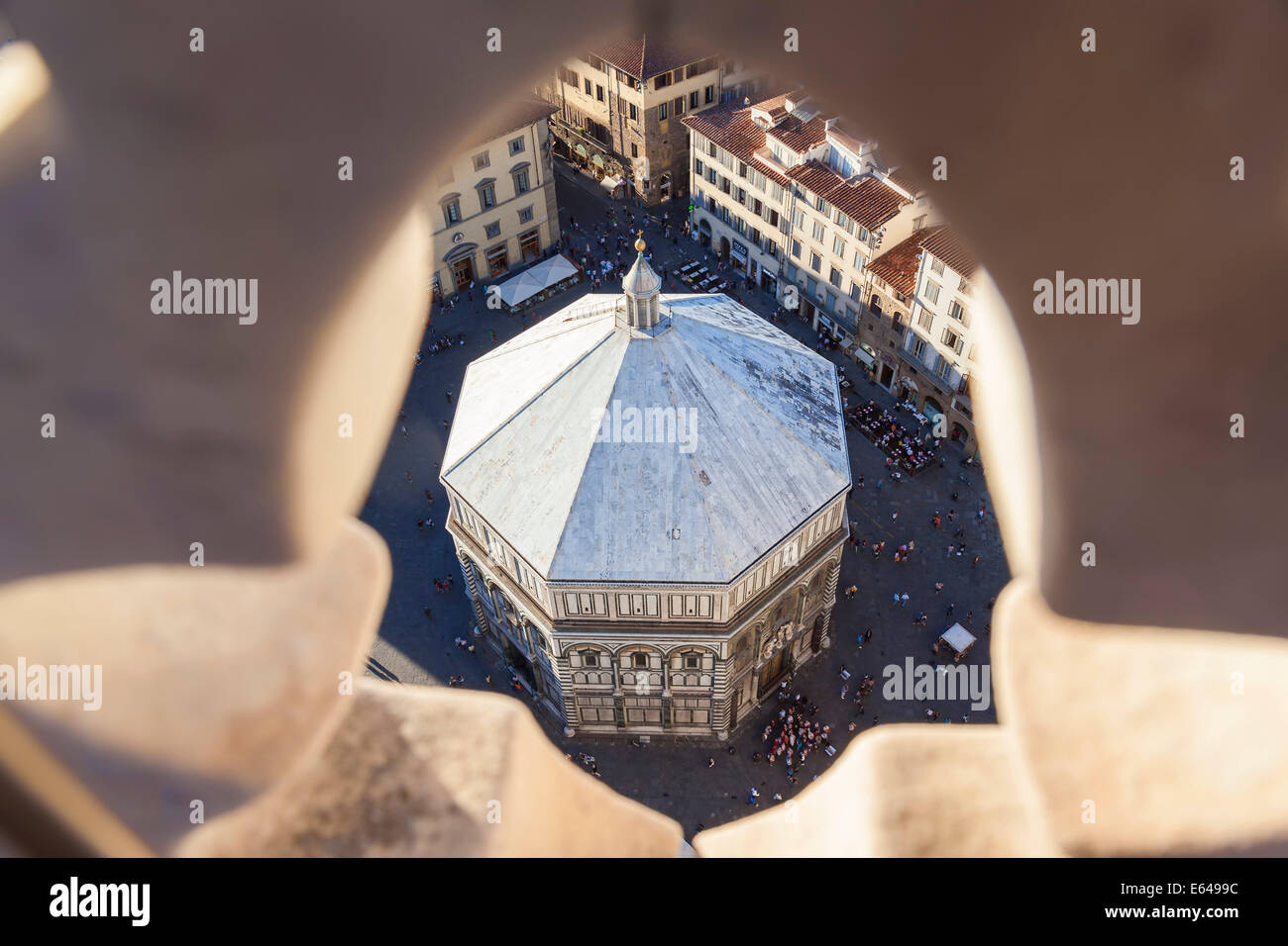 Baptistère de la Piazza del Duomo, Florence, Italie Banque D'Images