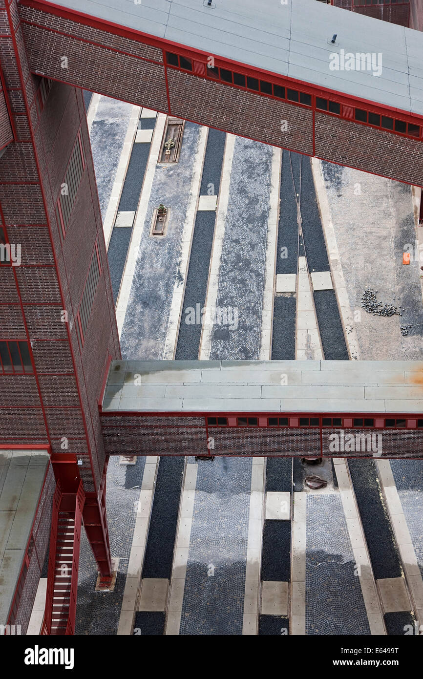 La vallée de la Ruhr, Zollverein, Essen, Rhénanie du Nord-Westphalie, Allemagne Banque D'Images
