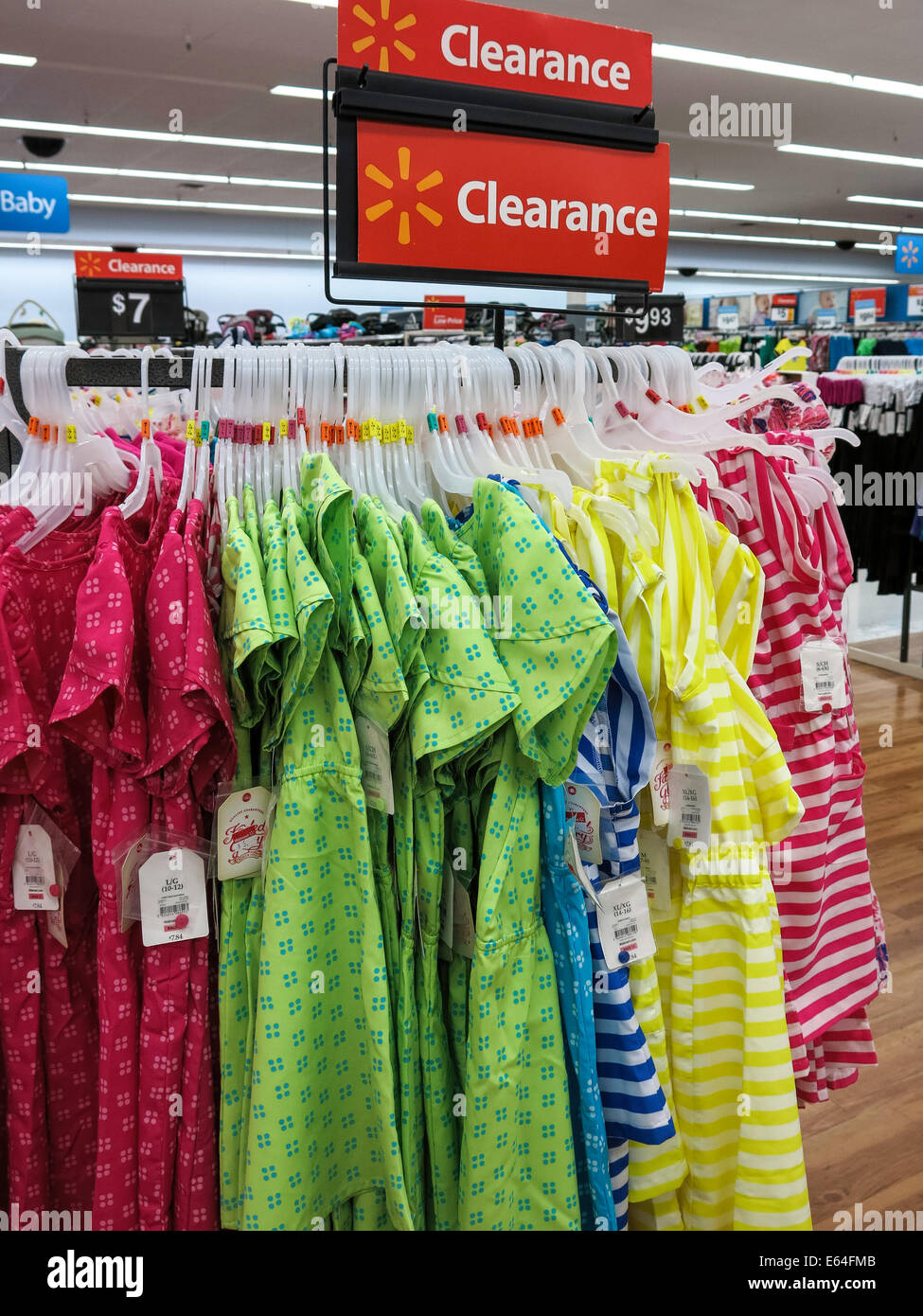 Magasin en ligne de Walmart, USA Banque D'Images