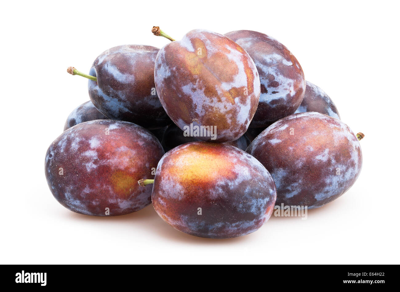 isolé de la prune Banque D'Images
