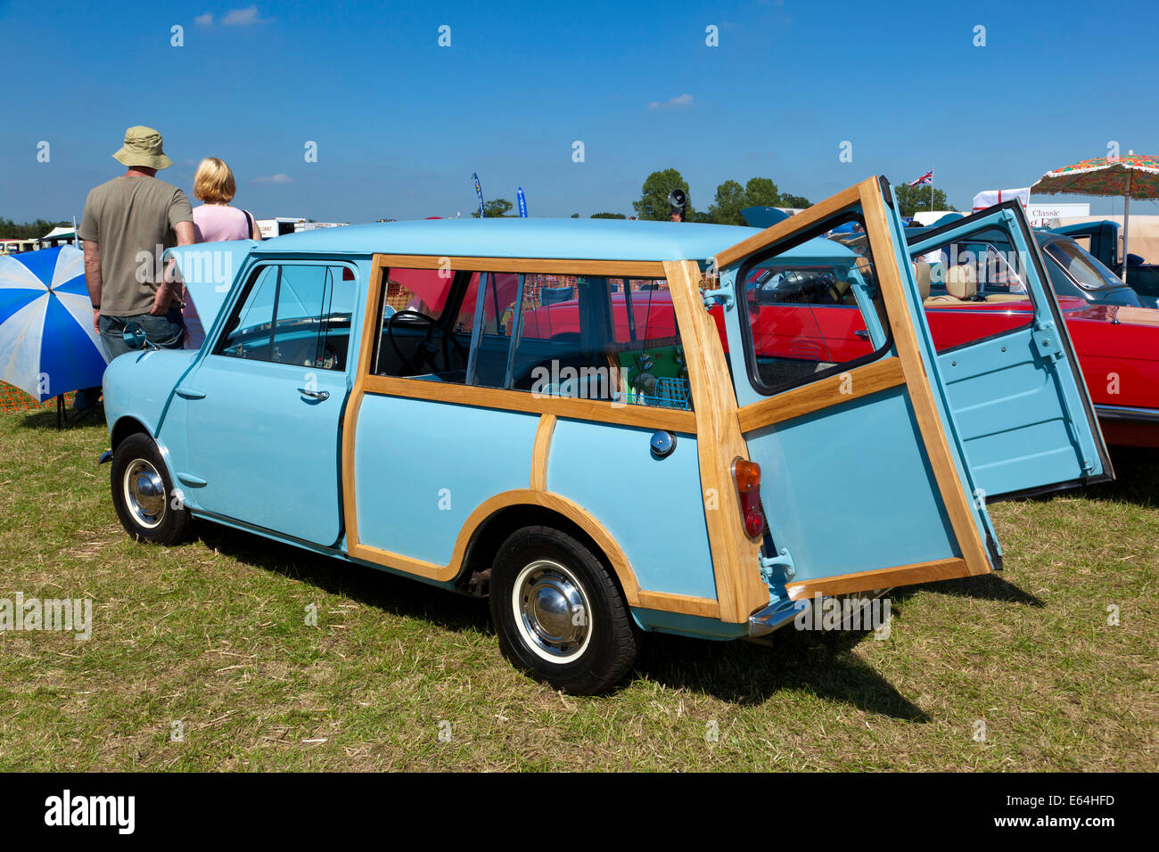 Morris Mini Traveller / Austin Mini Countryman location Banque D'Images