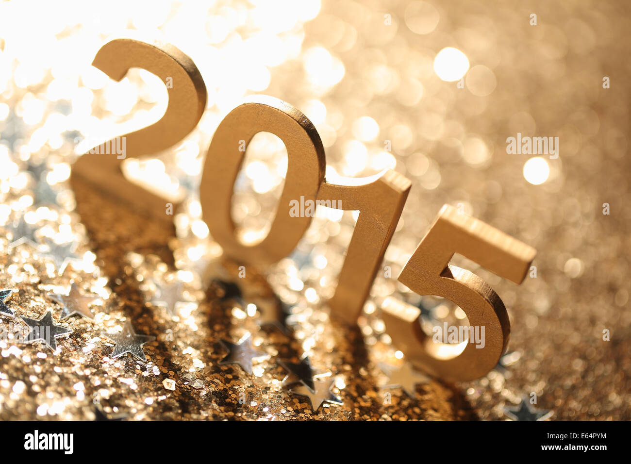 Décoration Nouvel an,Gros plan sur 2015. Banque D'Images Décoration Nouvel an,Gros plan sur 2015. Banque D'Images
