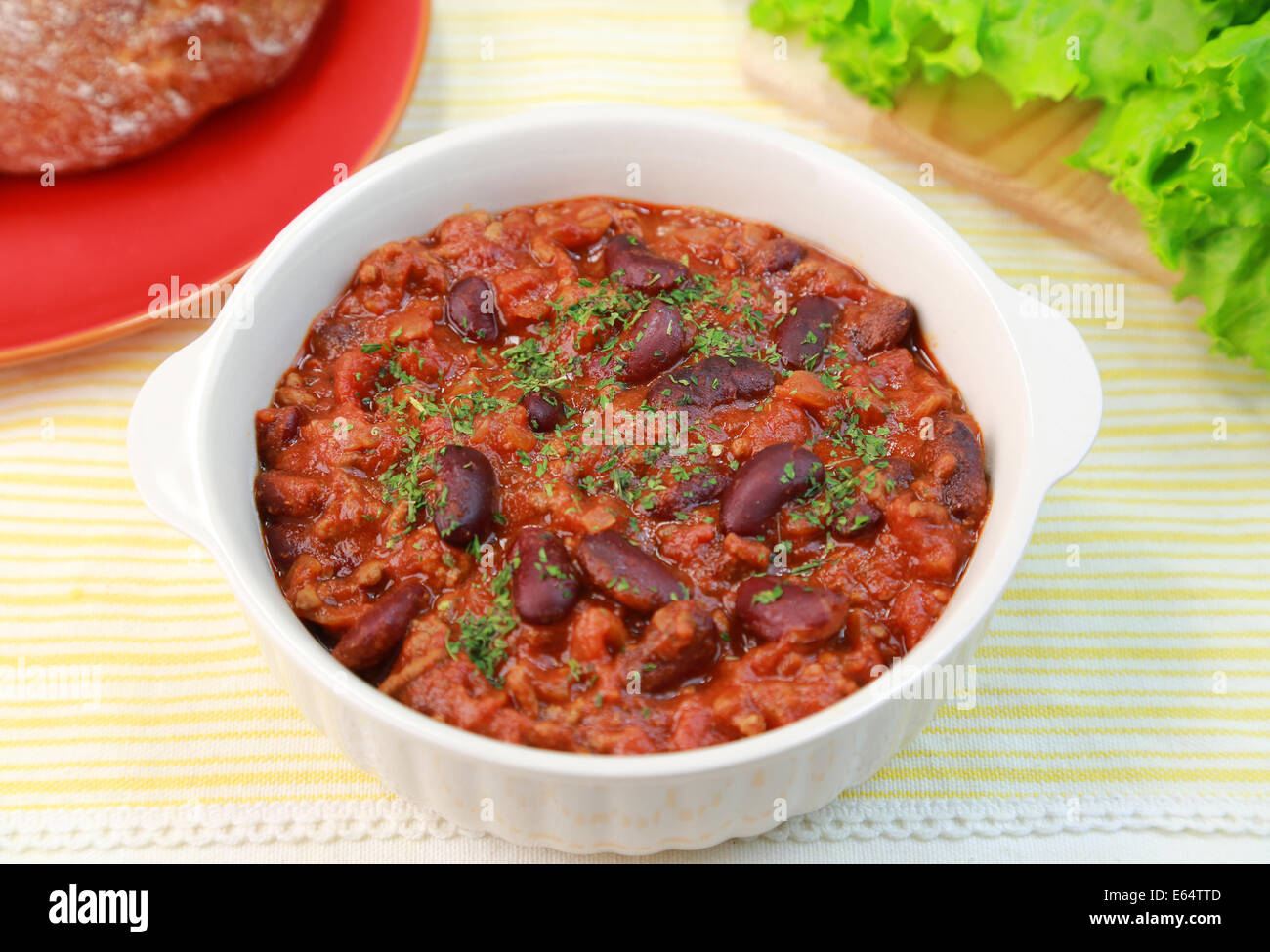 Chili con carne Banque D'Images