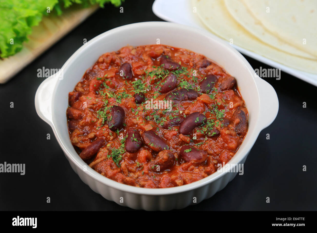 Chili con carne Banque D'Images