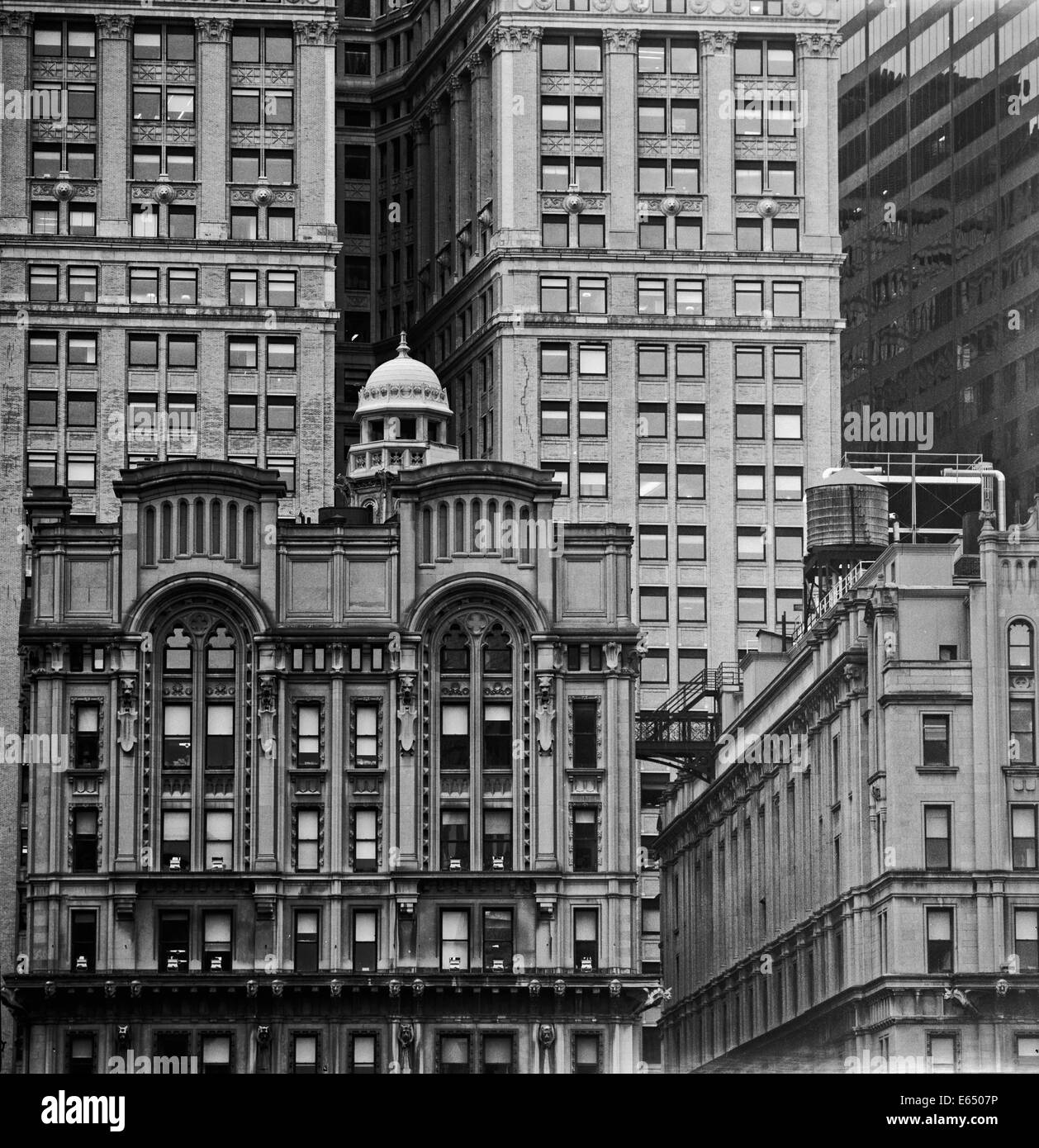 Manhattan prises sur film de format moyen Banque D'Images