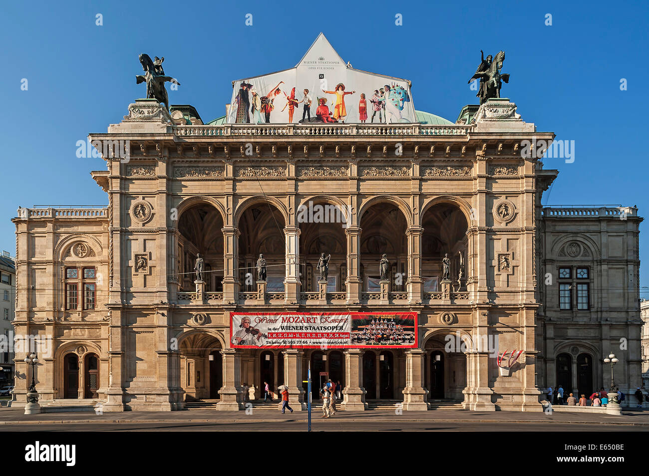 Opéra d'État de Vienne, Opernring street, Vienne, Vienne, Autriche l'État Banque D'Images