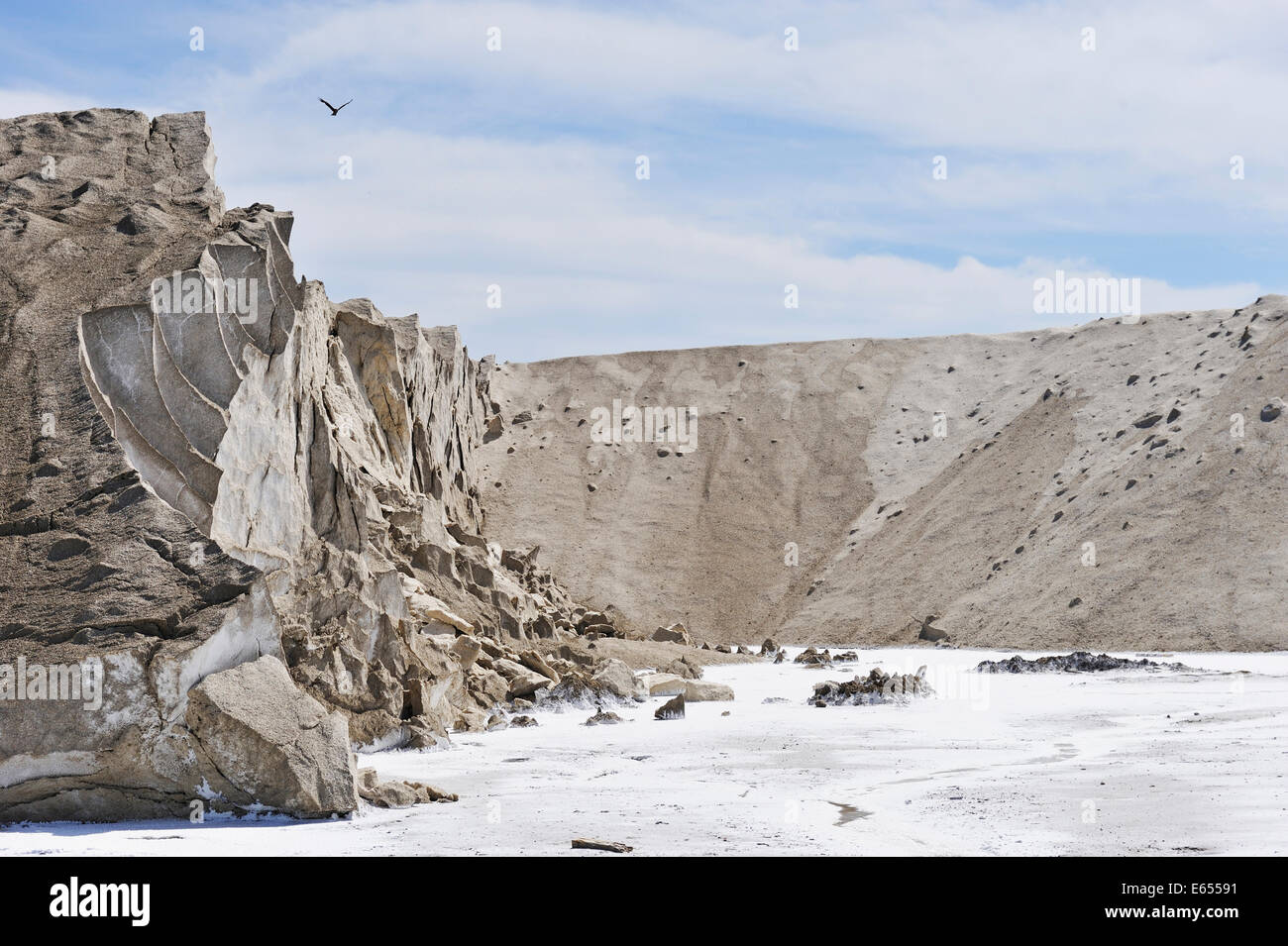 Mine de sel, Salin de Giraud, Camargue, France, Europe Banque D'Images