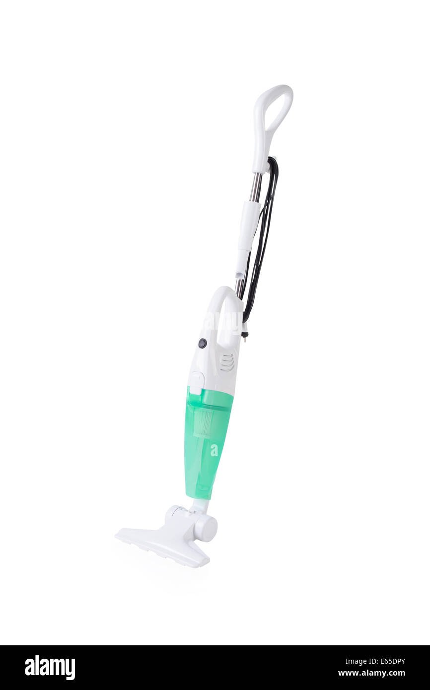 Aspirateur isolé sur fond blanc Banque D'Images