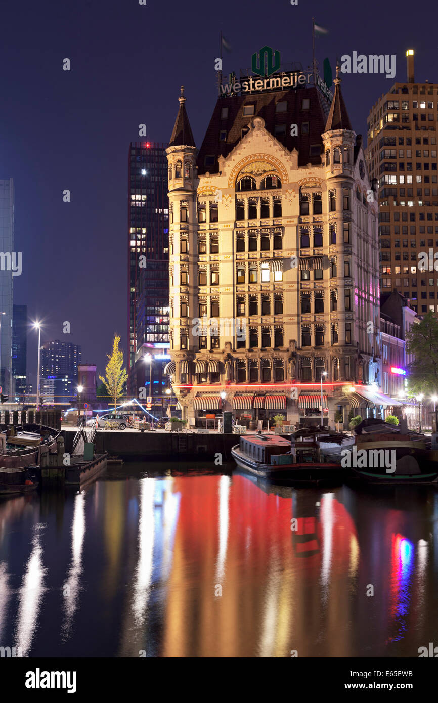 'Het Huis Wiite", la Maison Blanche à Rotterdam Banque D'Images