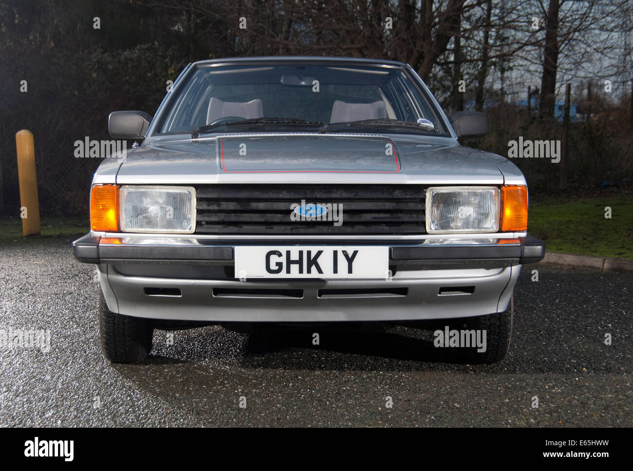 La dernière Ford Cortina Mk5 salon de voiture, construit en 1982 et appartenant à Ford de Grande-Bretagne Banque D'Images