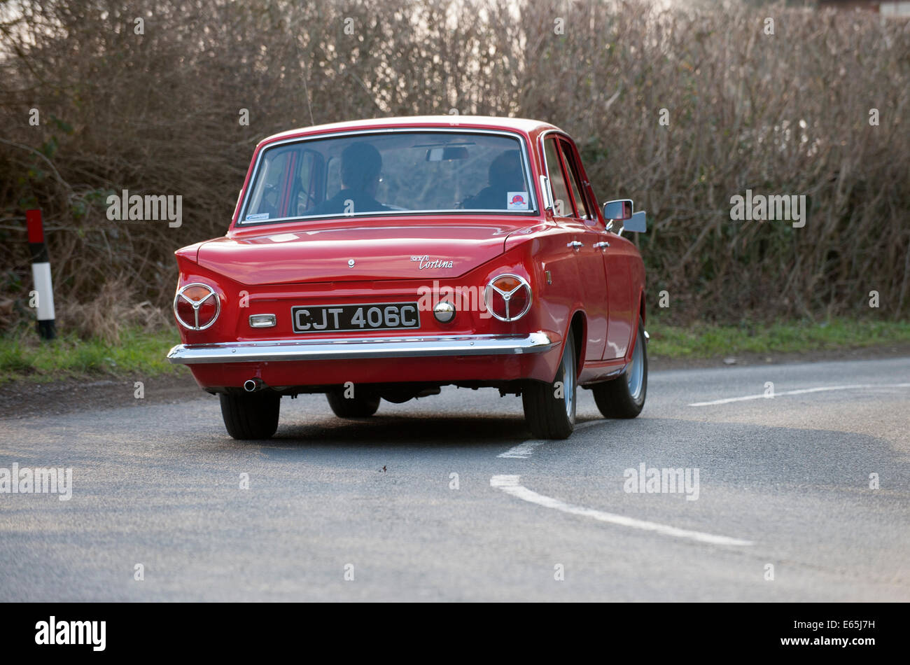 1965 Ford Cortina Mk1 GT berline quatre portes Banque D'Images