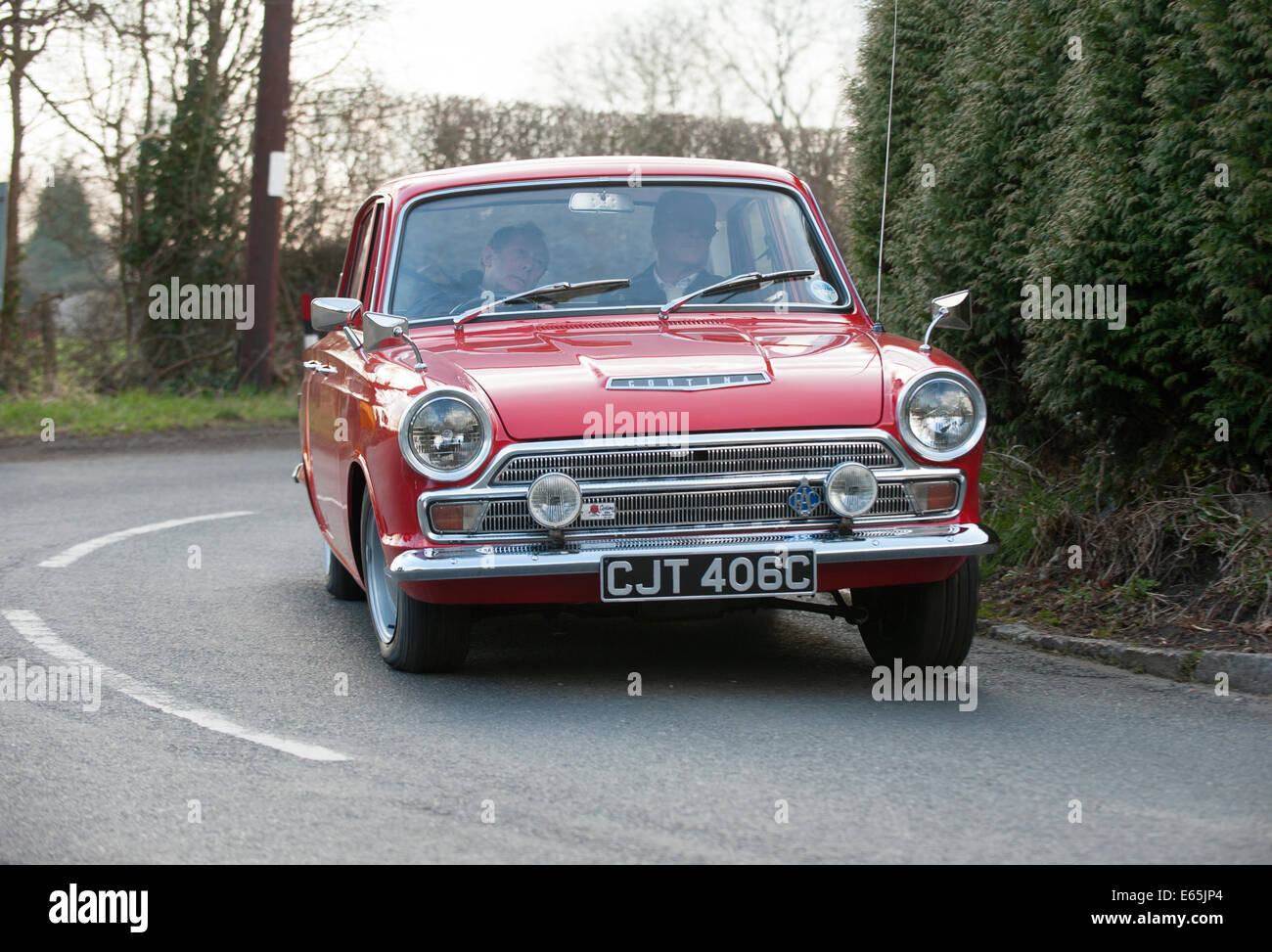 1965 Ford Cortina Mk1 GT berline quatre portes Banque D'Images