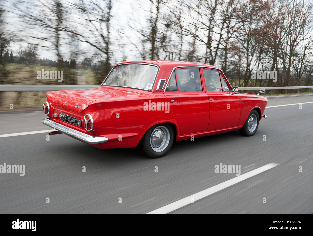 1965 Ford Cortina Mk1 GT berline quatre portes Banque D'Images