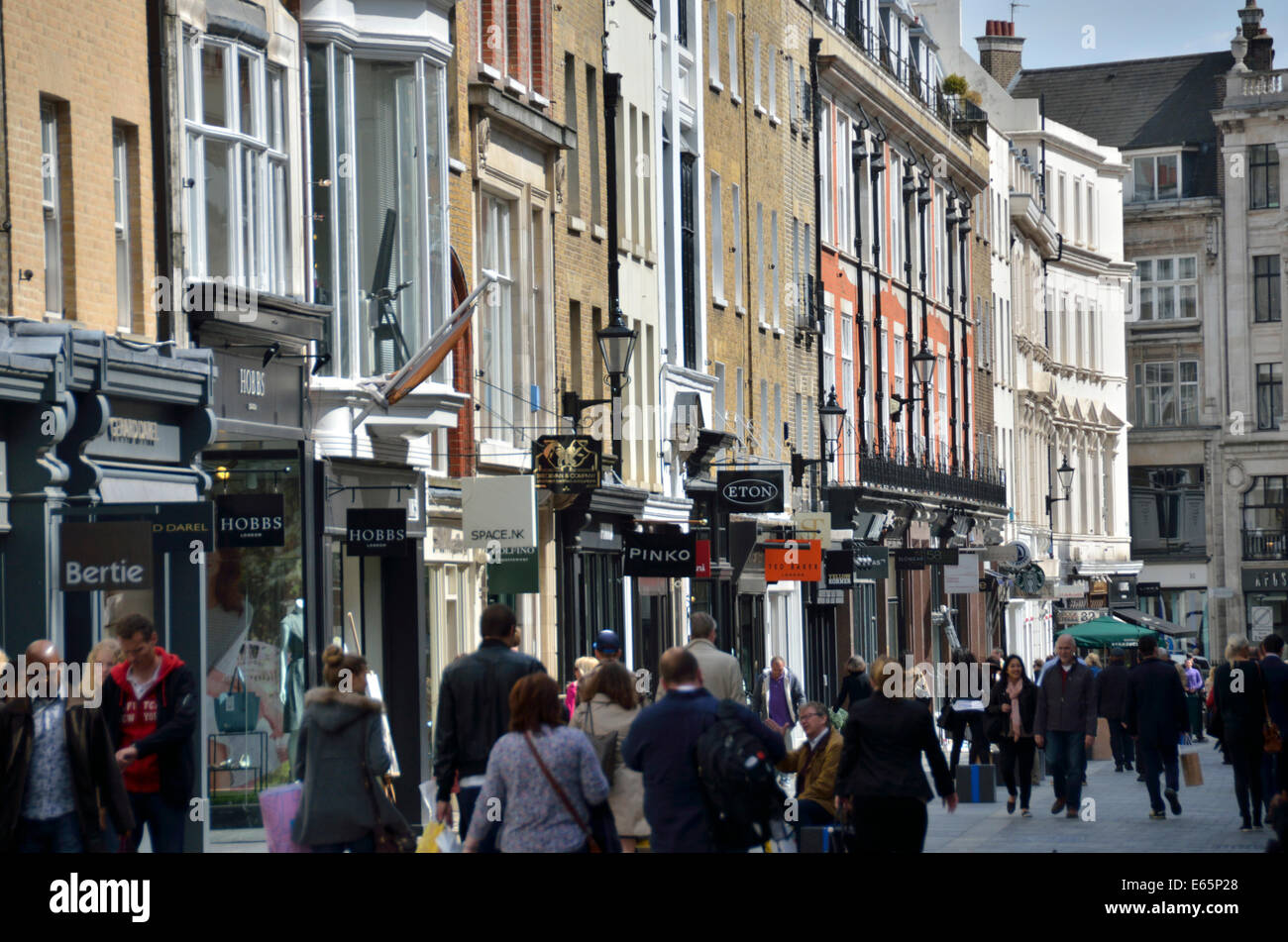South Molton Street W1, Londres, UK Banque D'Images