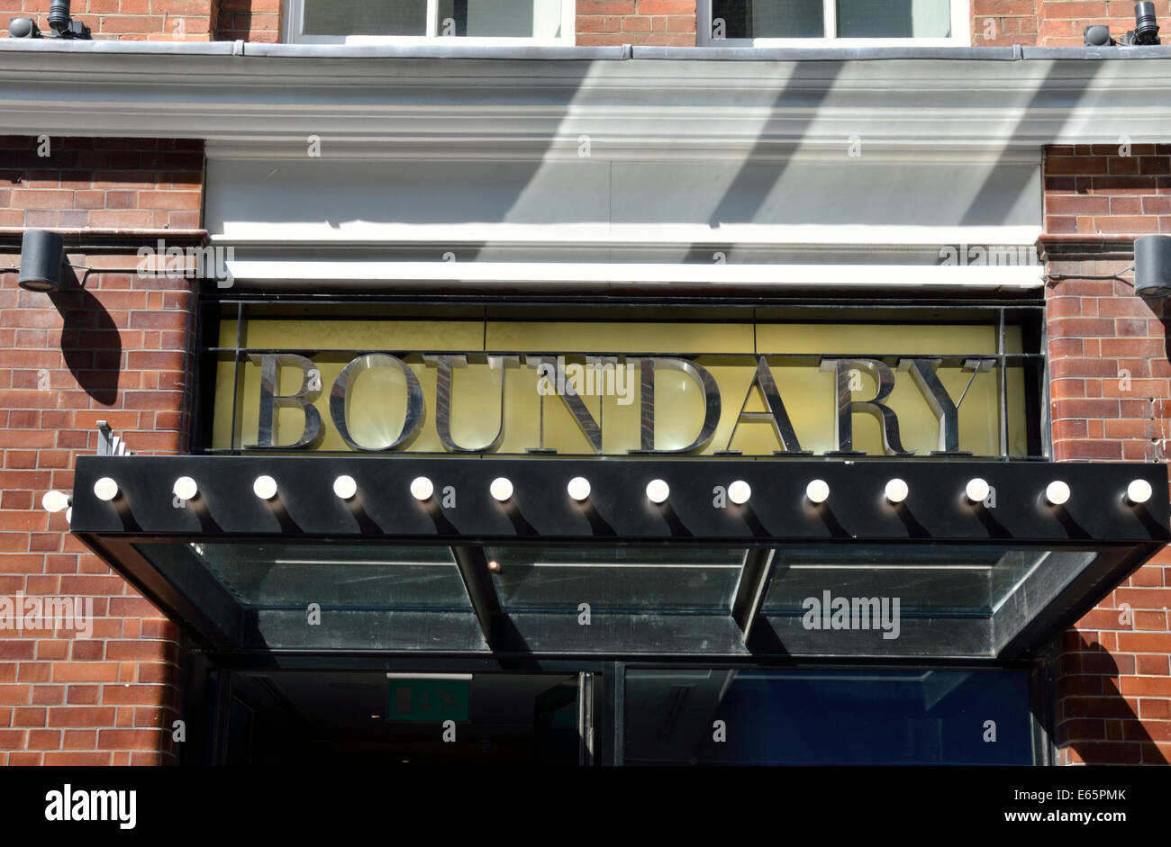 Chambres et restaurant à Boundary Boundary St, Shoreditch, London, UK. Banque D'Images