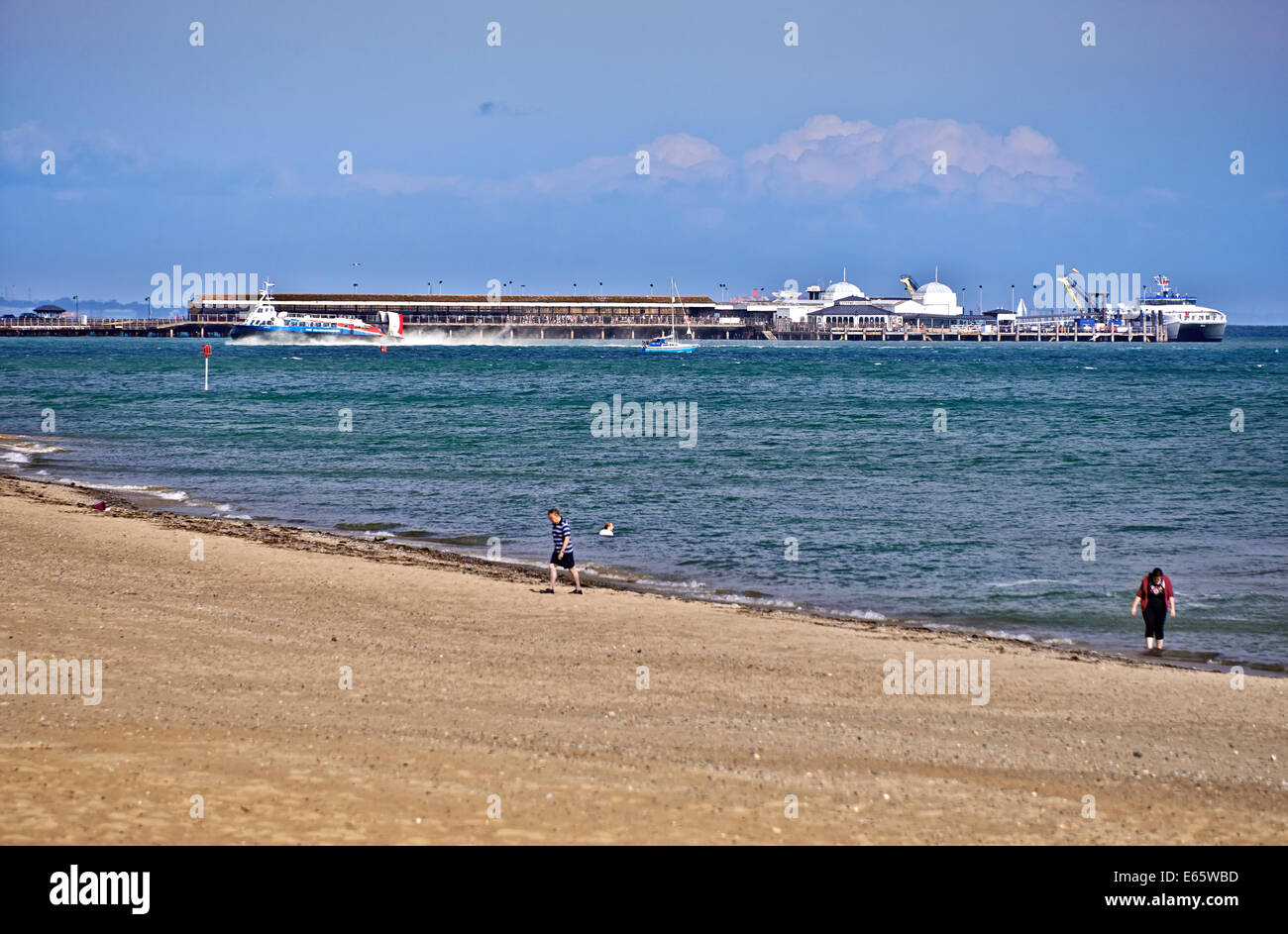 L'île de Wight connue des romains comme Vectis, est un comté et la plus grande île de l'Angleterre Banque D'Images