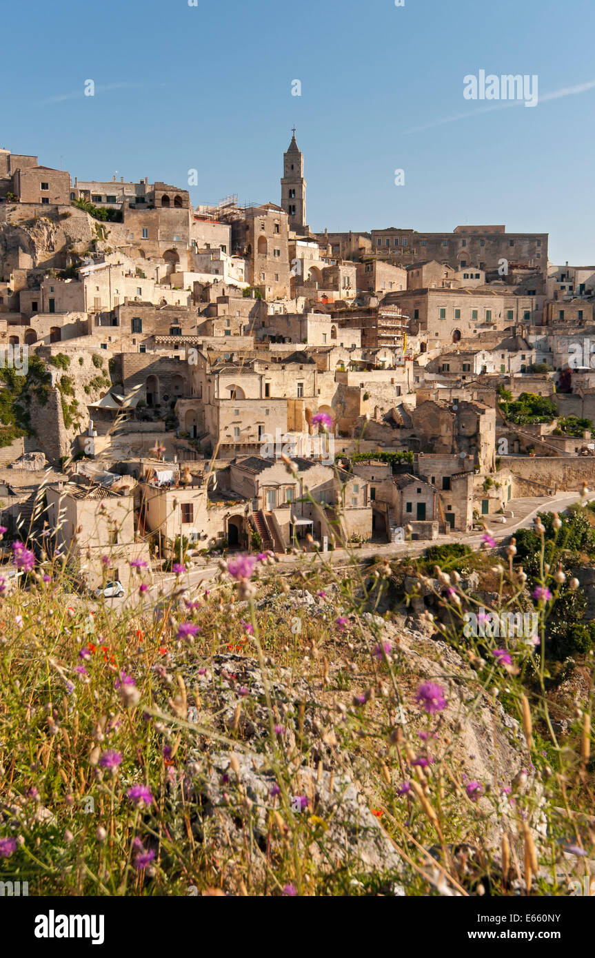 Sasso le Dodici Lune, Sassi di Matera, Basilicate, Italie Banque D'Images