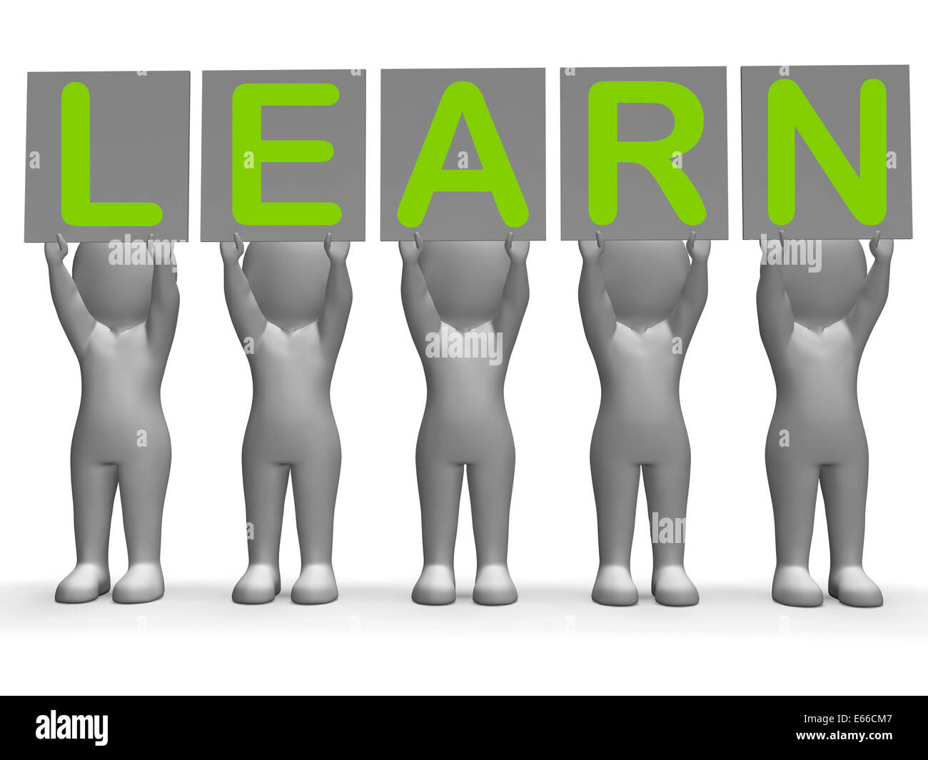 En savoir bannières montrant des cours d'enseignement et d'éducation Banque D'Images