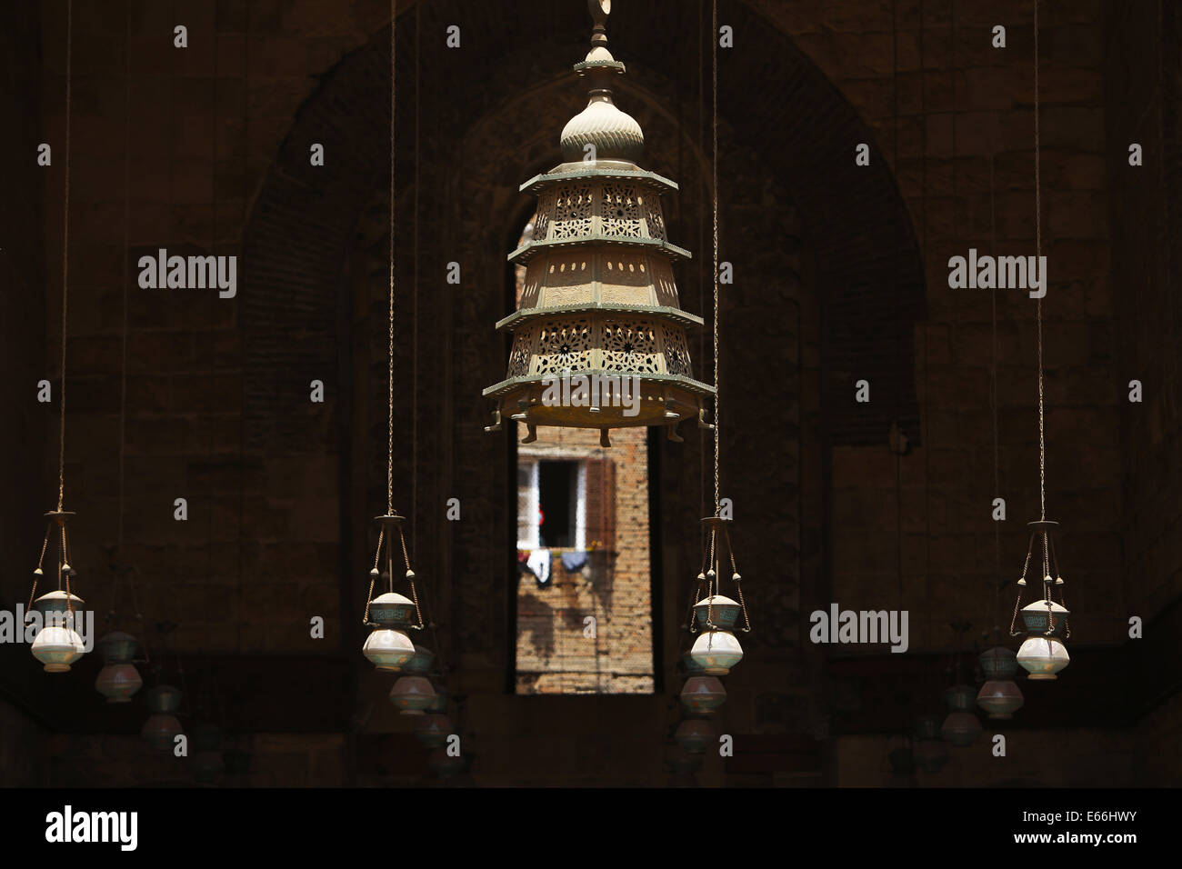 Mosquée au Caire. Banque D'Images