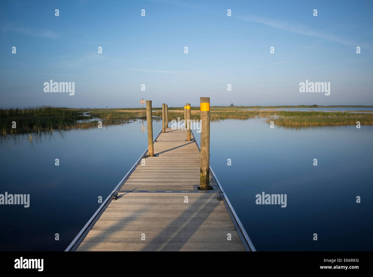 Le lac Tohopekaliga dans Kissimmee Floride centrale Banque D'Images