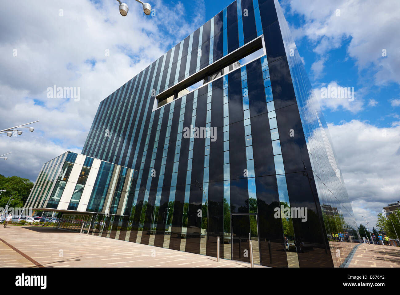 Le Cube Rue George Corby Northamptonshire UK Banque D'Images