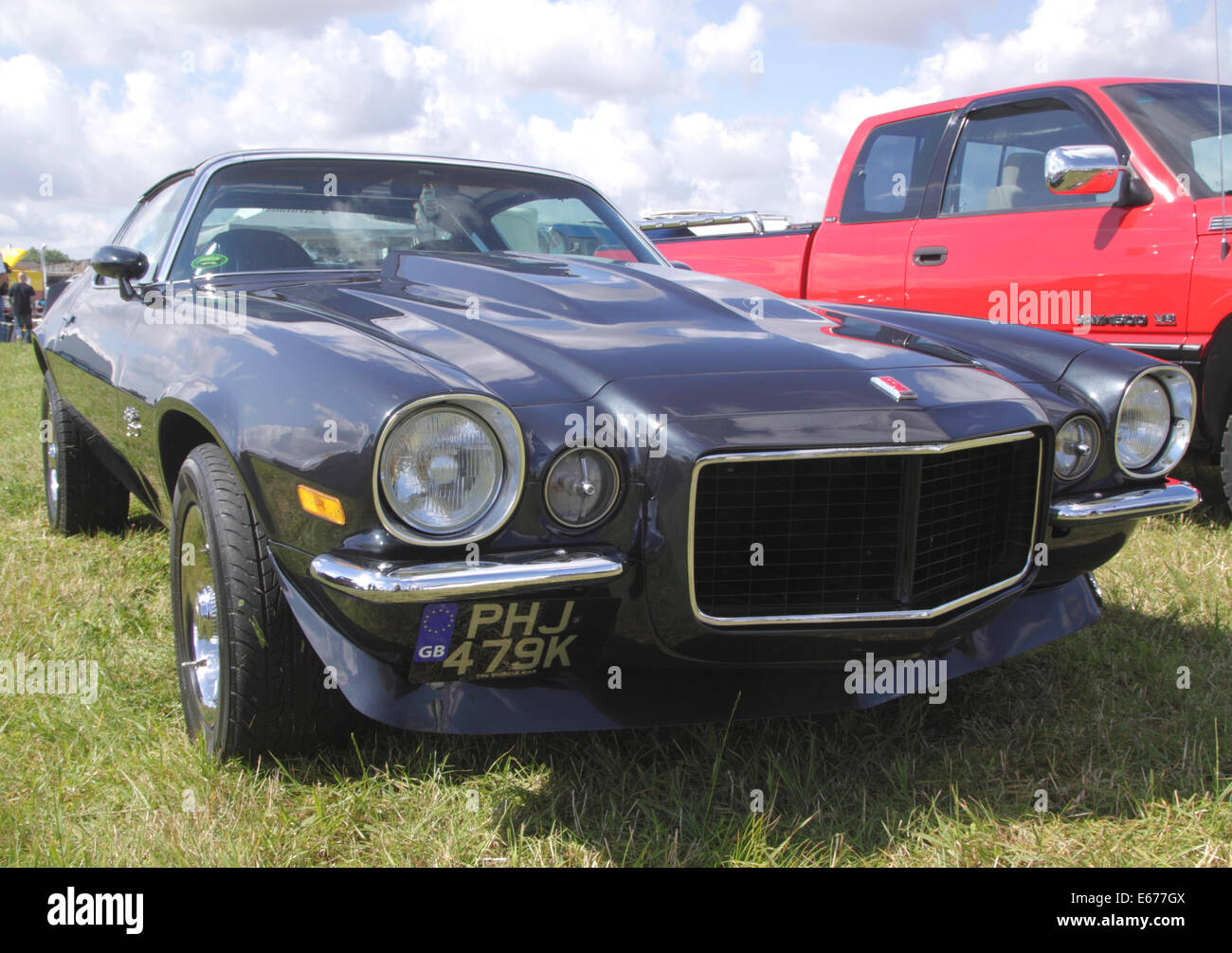 1972 Cheverolet Camaro GMC à White Waltham Retro Festival 2014 Banque D'Images