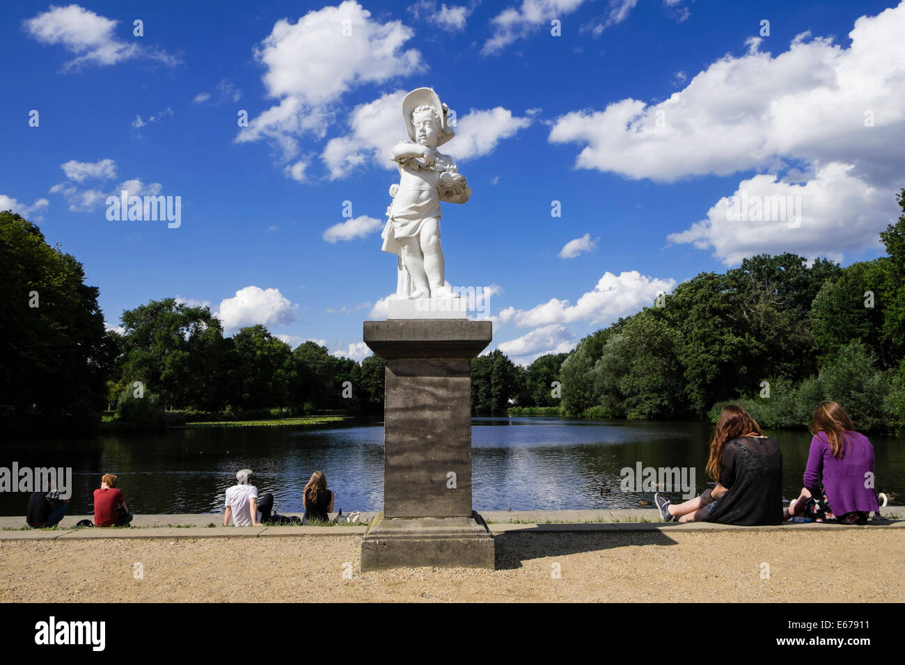 Jardins du Château de Charlottenburg Berlin Allemagne Banque D'Images