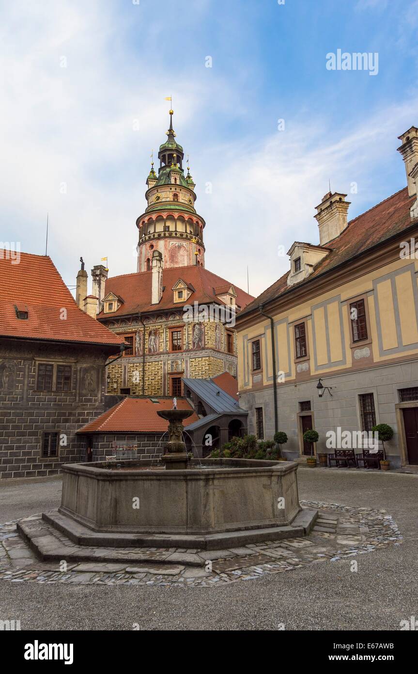 Cesky Krumlov, République Tchèque Banque D'Images