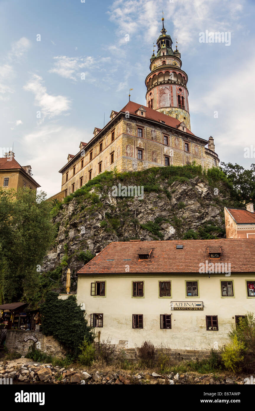 Cesky Krumlov, République Tchèque Banque D'Images