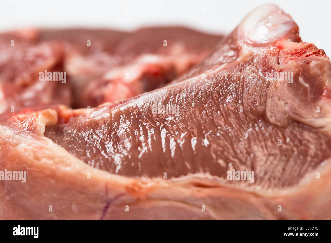 Macro de la viande de porc Banque D'Images