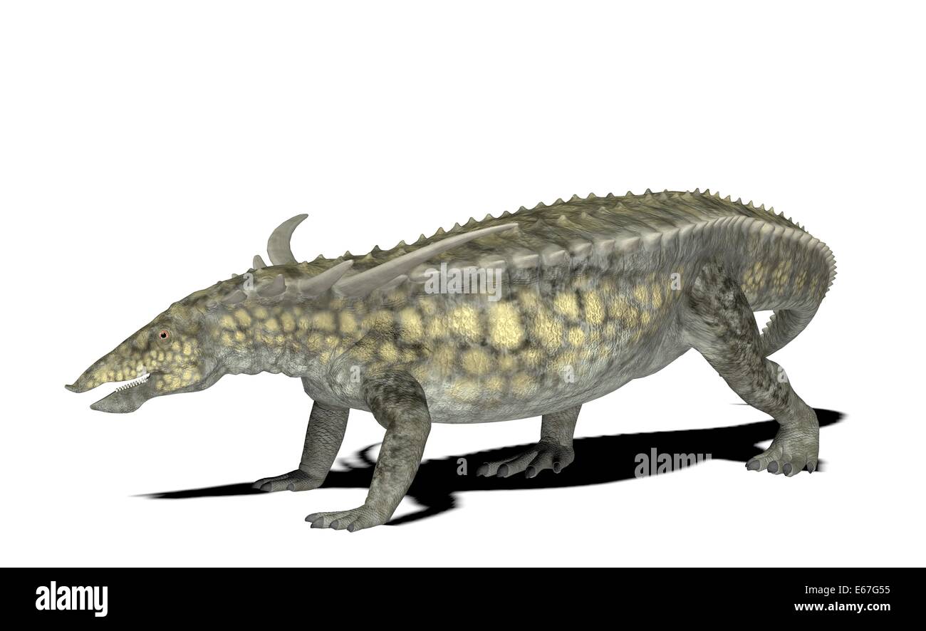 Dinosaure Desmatosuchus Dinosaurier Desmatosuchus / Banque D'Images