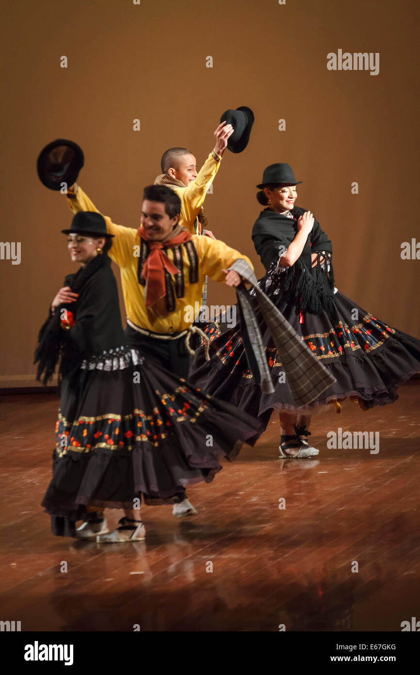 Danses de Boyaca Banque D'Images