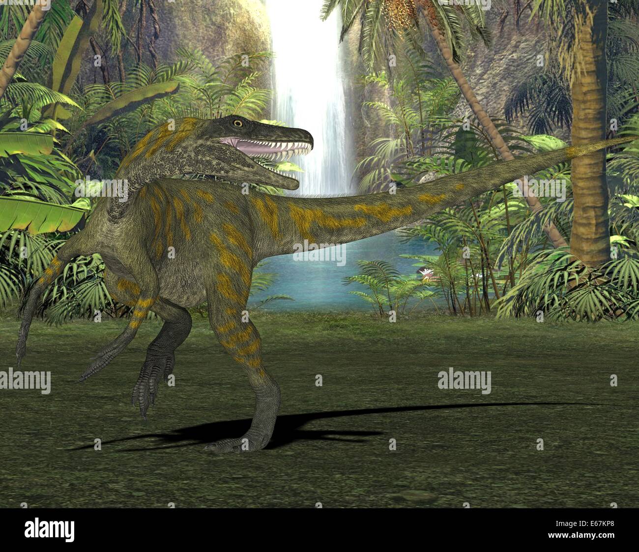Dinosaure Herrerasaurus Herrerasaurus Dinosaurier / Banque D'Images