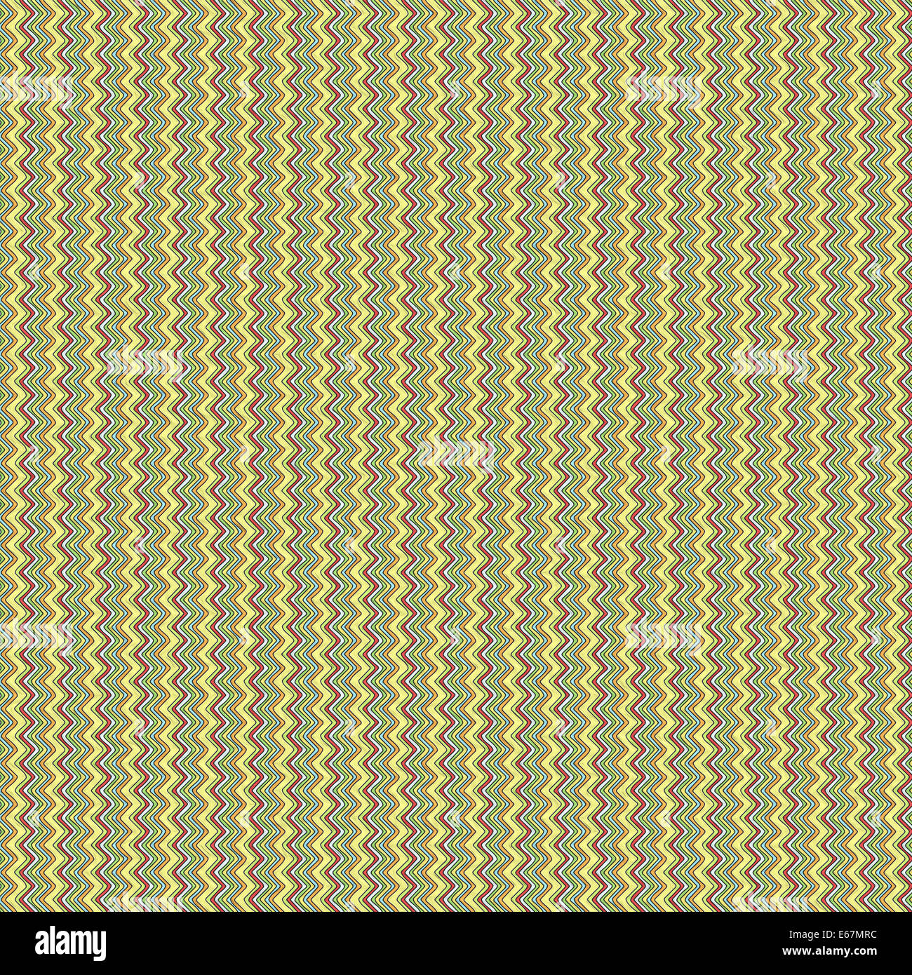 Motif En ZigZag avec différentes couleurs de lignes Banque D'Images