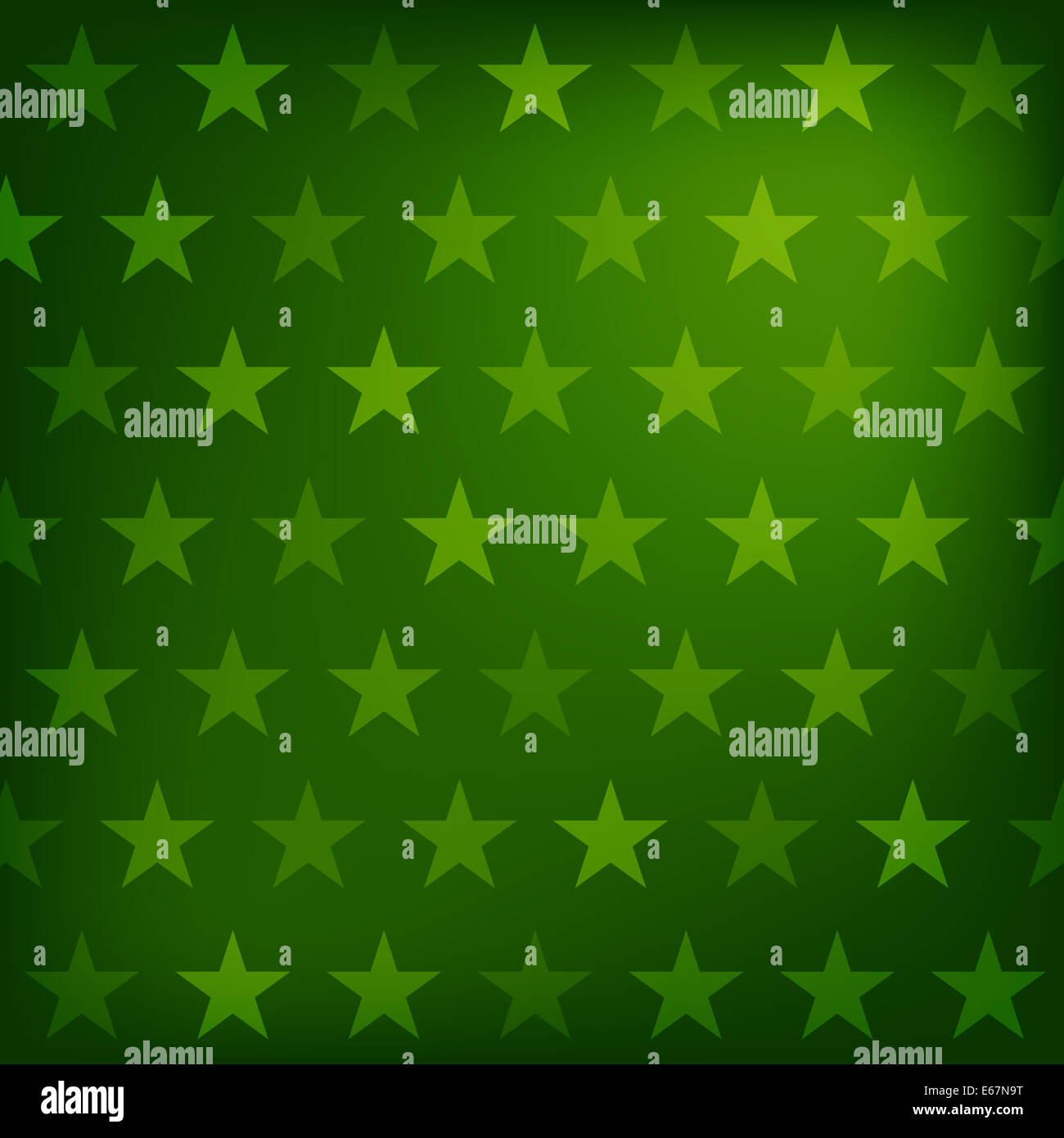 Green stars motif de fond Banque D'Images