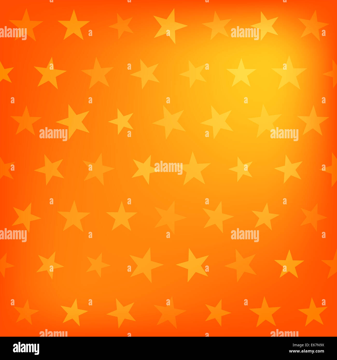 Motif de fond étoile orange Banque D'Images