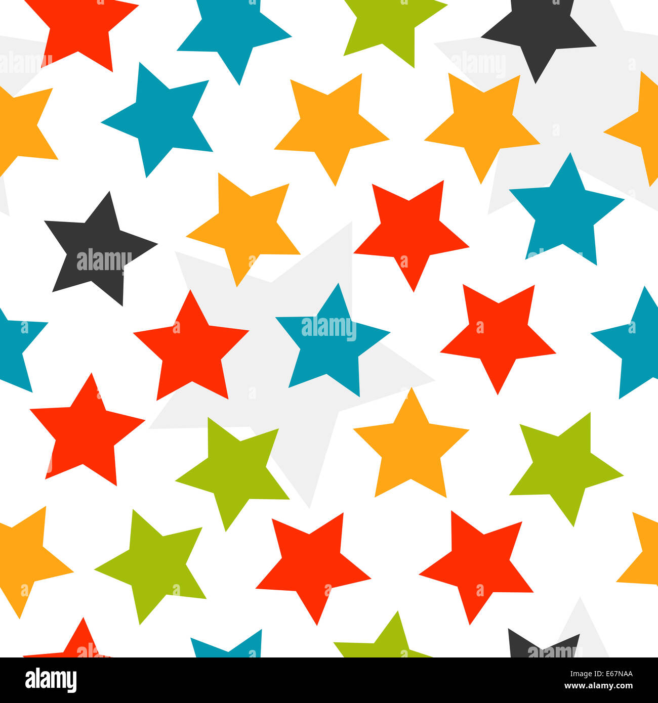 Des étoiles colorées seamless background Banque D'Images