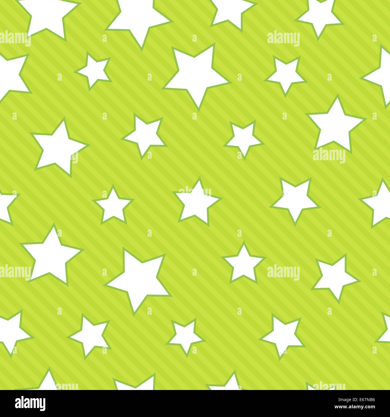 Arrière-plan transparent vert avec des étoiles Banque D'Images