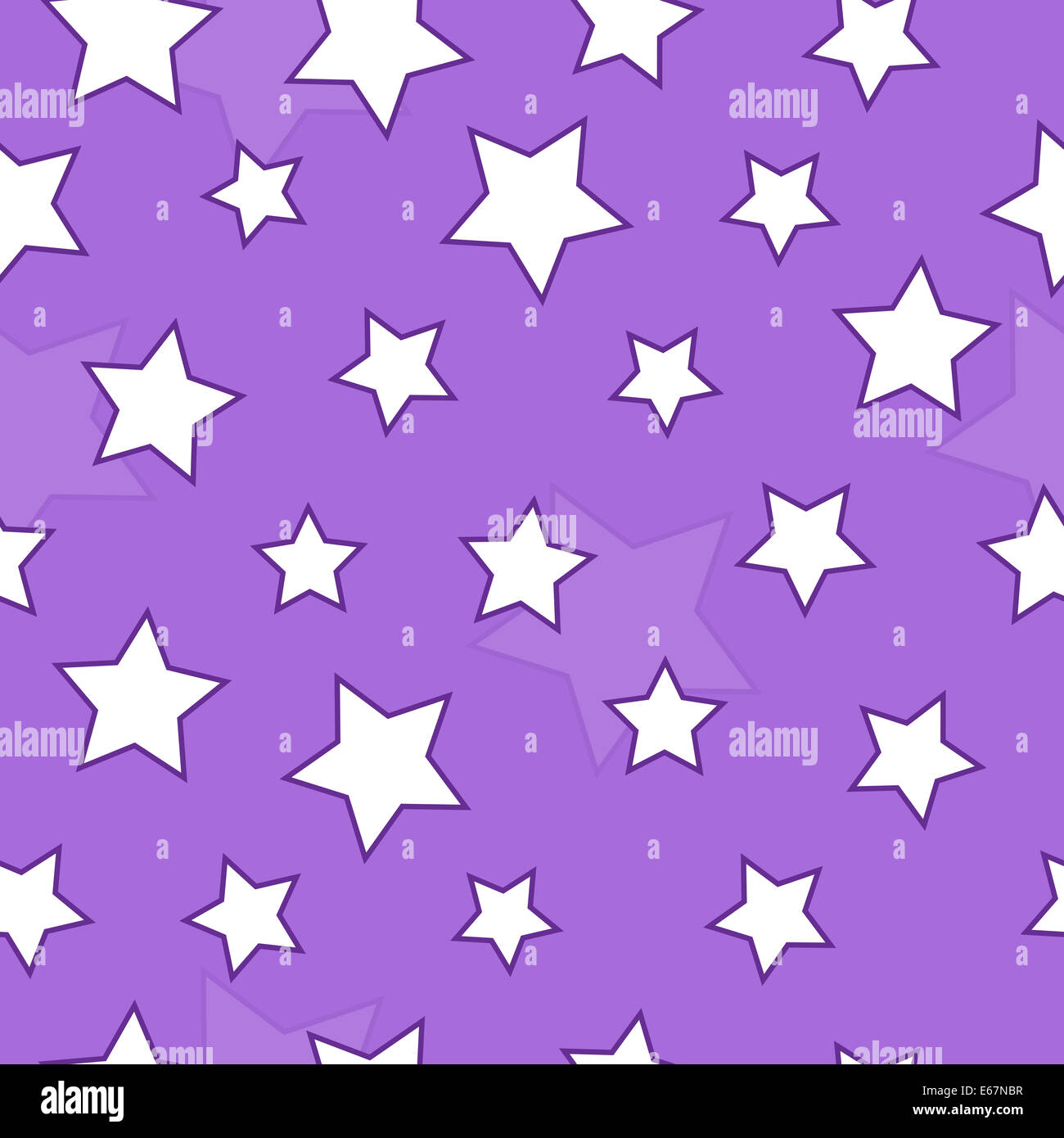 Avec des étoiles d'arrière-plan transparent violet Banque D'Images