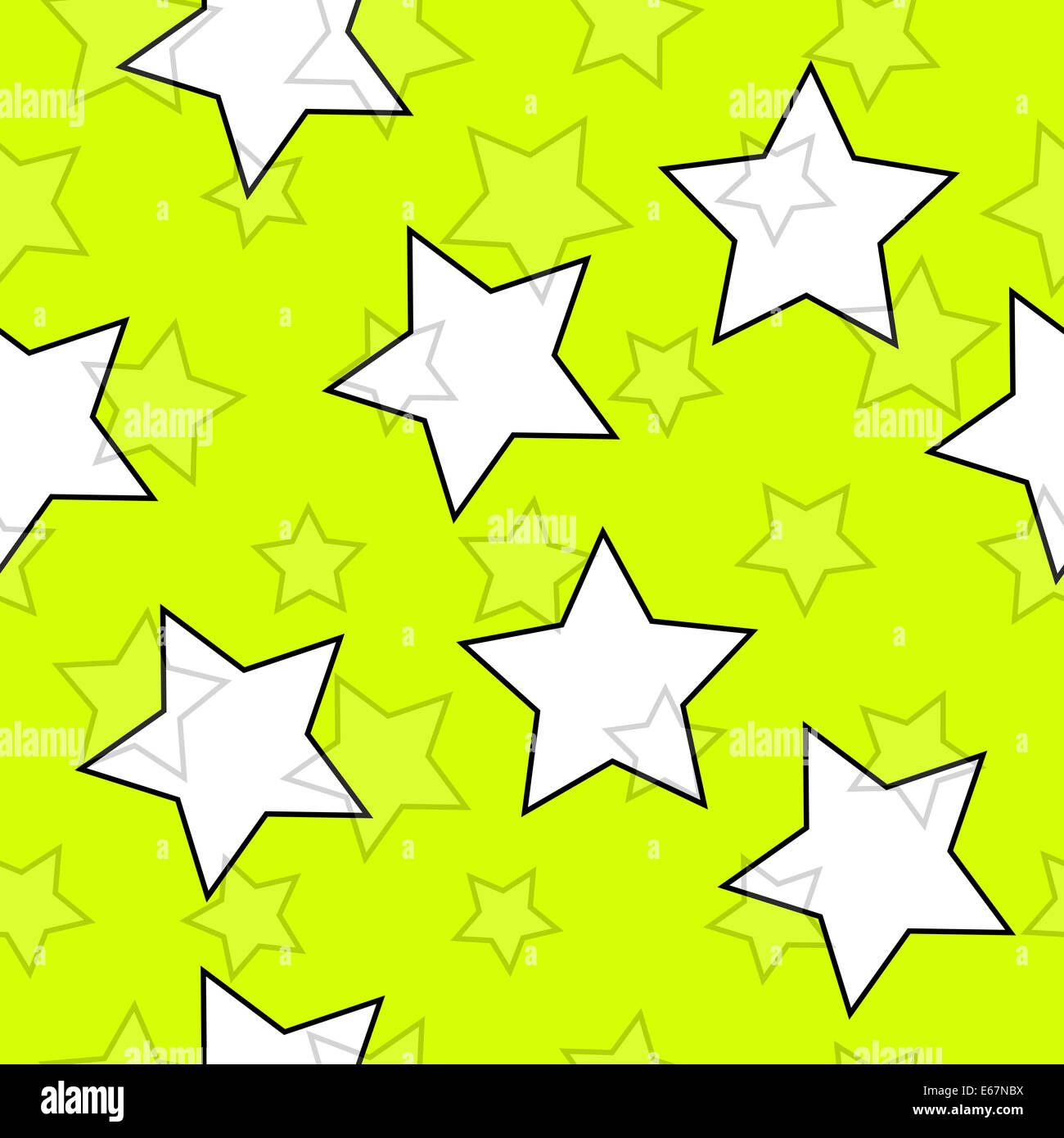 Arrière-plan transparent jaune avec des étoiles Banque D'Images