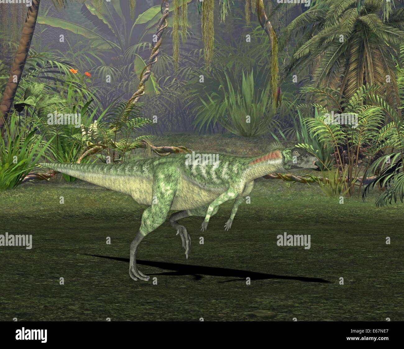Sarauniya Dinosaurier / Sarauniya dinosaure Banque D'Images
