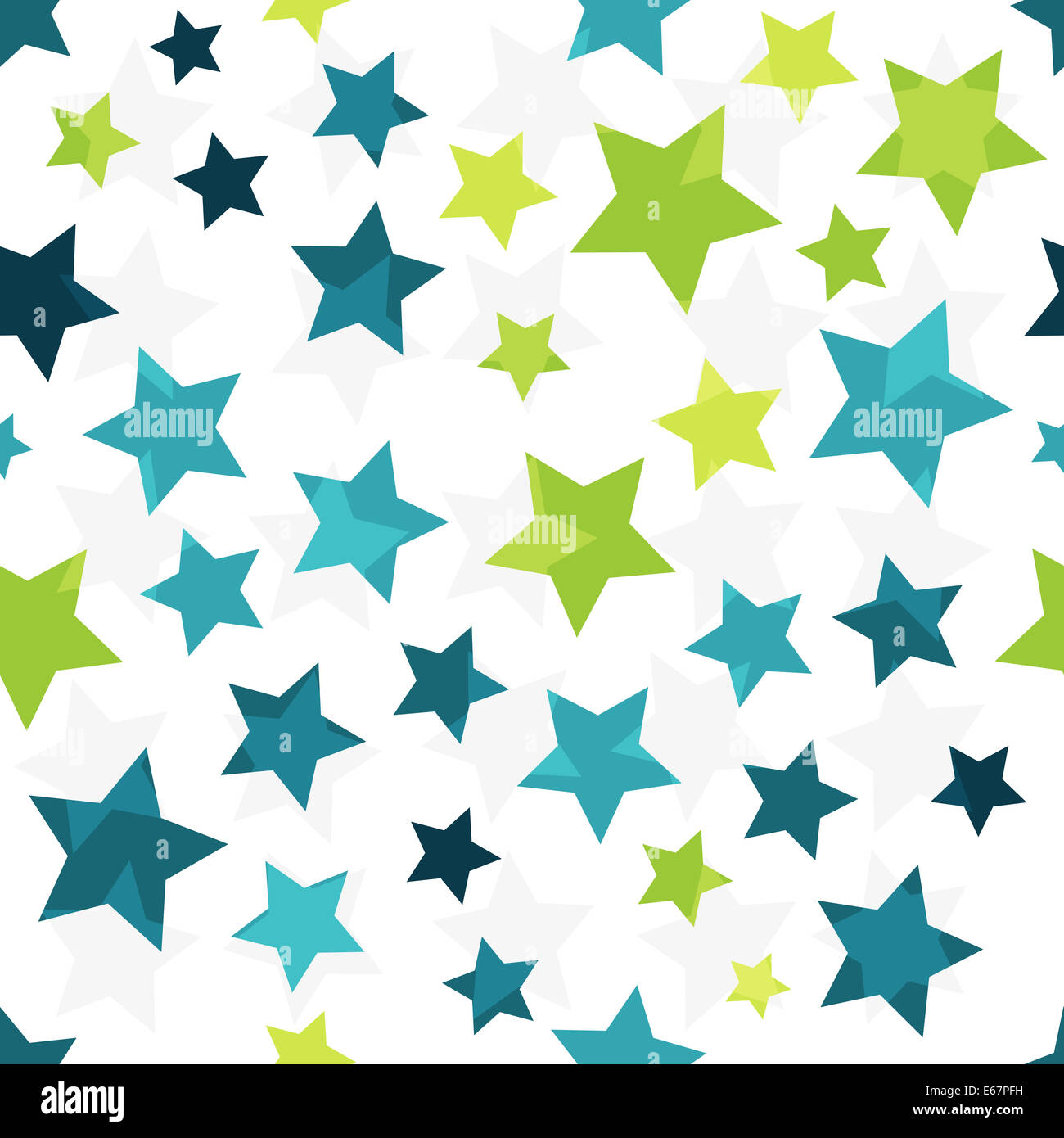 Résumé fond transparent avec des étoiles colorées Banque D'Images