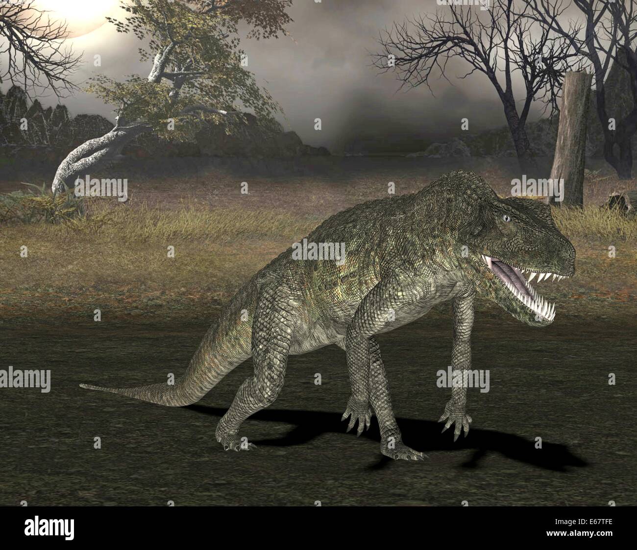 Dinosaure Postosuchus Dinosaurier Postosuchus / Banque D'Images
