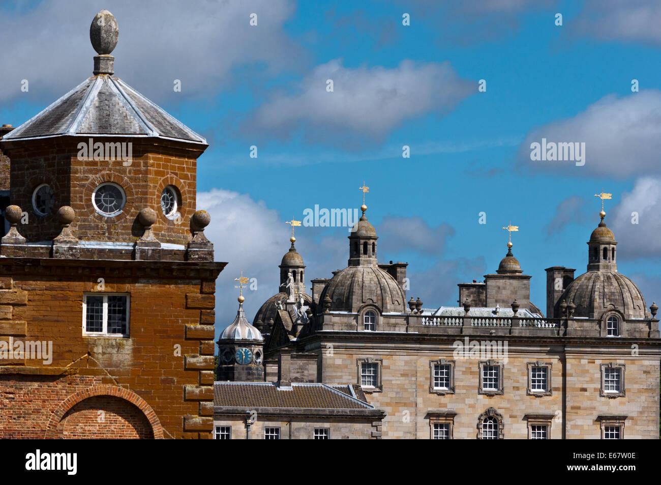 Houghton Hall Stately Home Banque D'Images