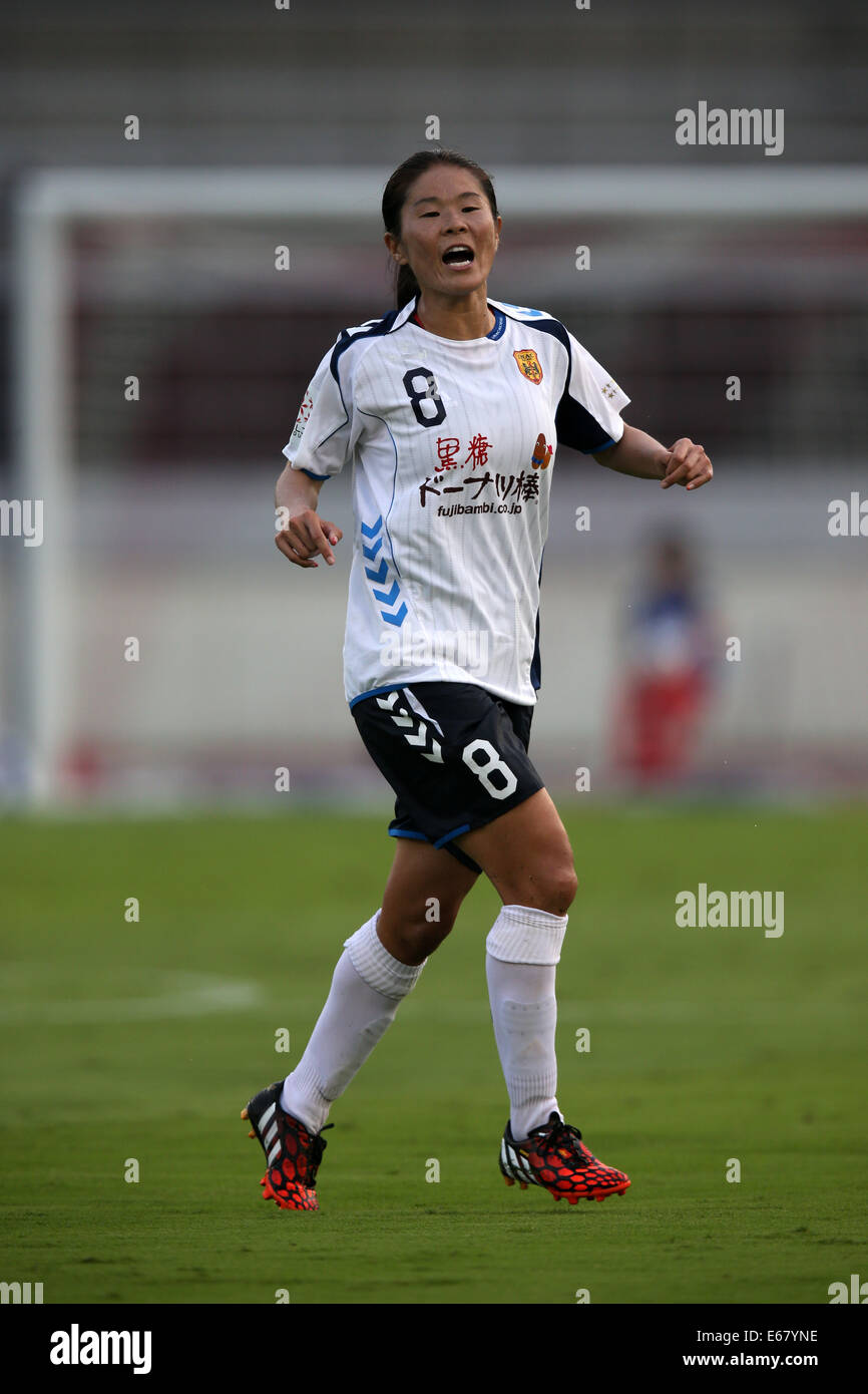 Homare Sawa (AINC), août 17,2014 - Football / Soccer : 2014 Nadeshiko League, entre Urawa Reds 0-1 chers à Urawakomaba AINC KOBE LEONESSA Stadium, Saitama, Japon. (Photo de Jun Tsukida/AFLO SPORT) Banque D'Images