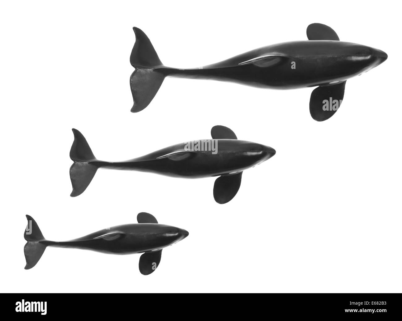 Chiffres de la baleine Banque D'Images