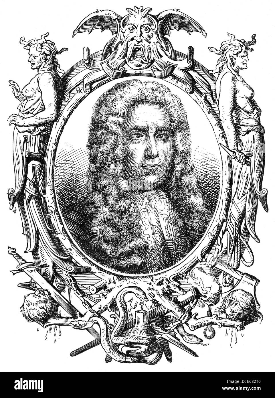 Sir John Trevor, 1637-1717, un avocat et homme politique, Banque D'Images